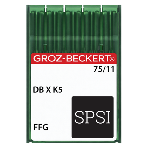 Groz-Beckert DBXK5 75/11 FFG - Light Ball Point - Large Eye - 100ct Needles