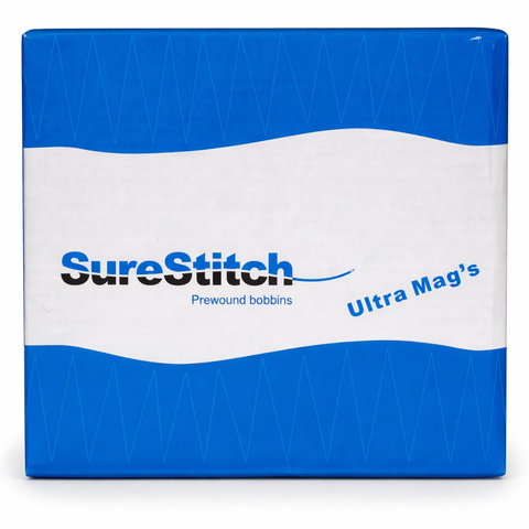 SureStitch White Magnetic Bobbins 144ct