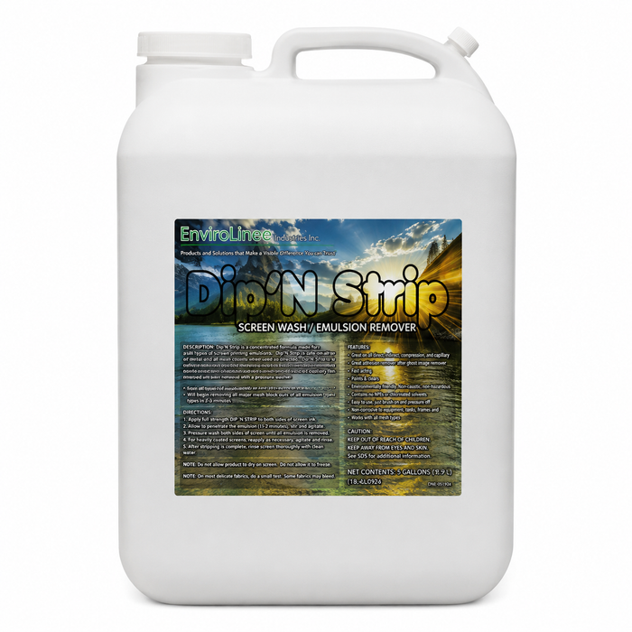 CCI Dip'N Strip 2-in-1 Ink Degradent & Emulsion Remover - 5 Gallon