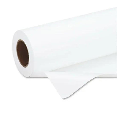 GF Concept 201 Matte White Vinyl 54" x 150' Clear Perm Adhesive 3.4 Mil