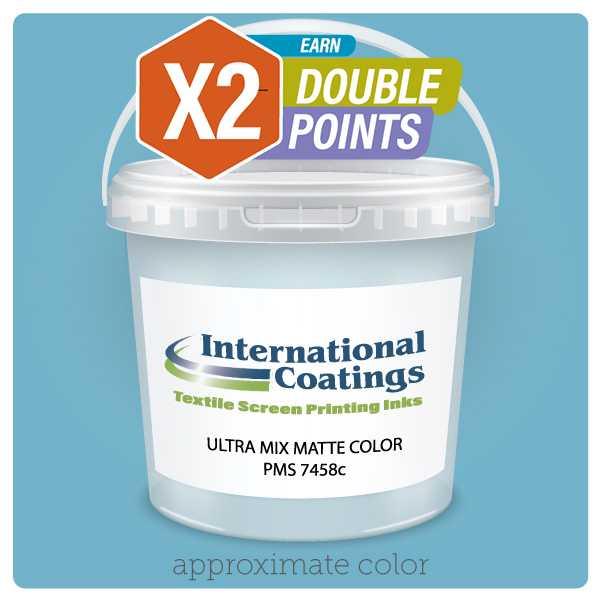 *International Coatings PMS 7458C Ultra Mix Matte Plastisol Ink (Gallon)