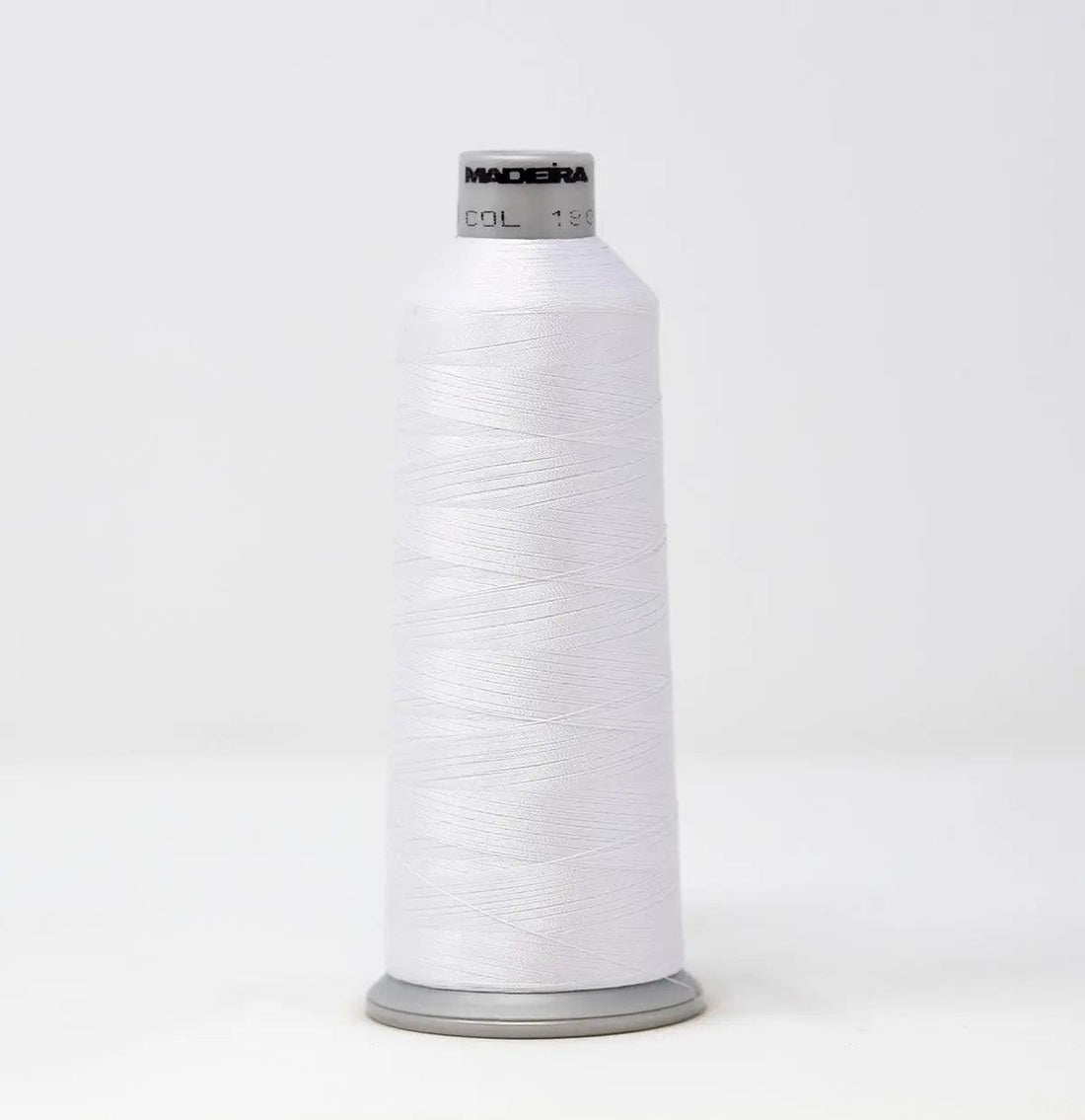 Madeira Polyneon #60 1801 Super White Embroidery Thread 5500 Yards