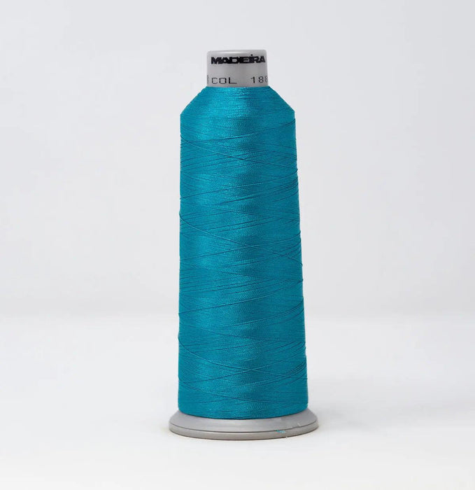 Madeira Polyneon 1888 Deep Sky Blue Embroidery Thread 5500 Yards