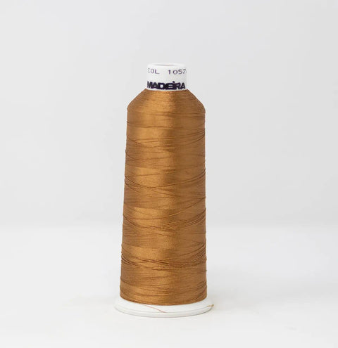 Madeira Rayon 1126 Light Brown Sugar Embroidery Thread 5500 Yards