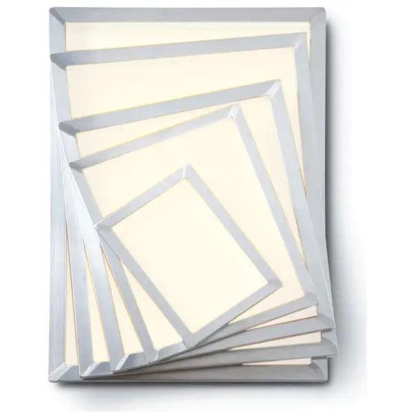NT 23X31 OD 110 White Mesh Alum Frame