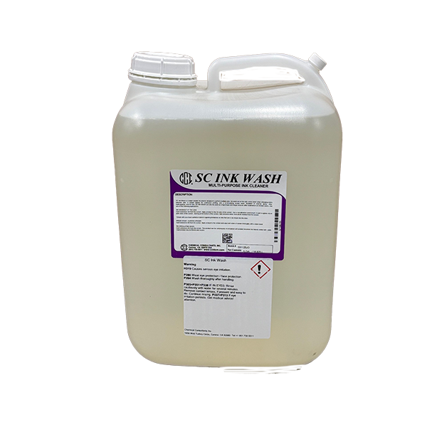 CCI SC Ink Wash Multi-Purpose Ink Cleaner 5 Gallon